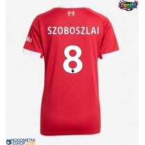 Ženski Nogometni dresi Liverpool Dominik Szoboszlai #8 Domači 2025-26 Kratek Rokav